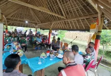 Polres Gianyar Serap Aspirasi dan Panen Jagung Raya